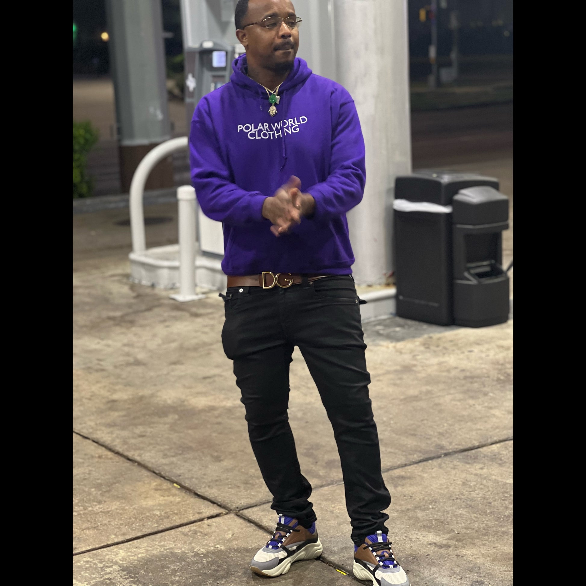 Purple discount polar hoodie